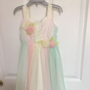 Girls Pastel Party Dress